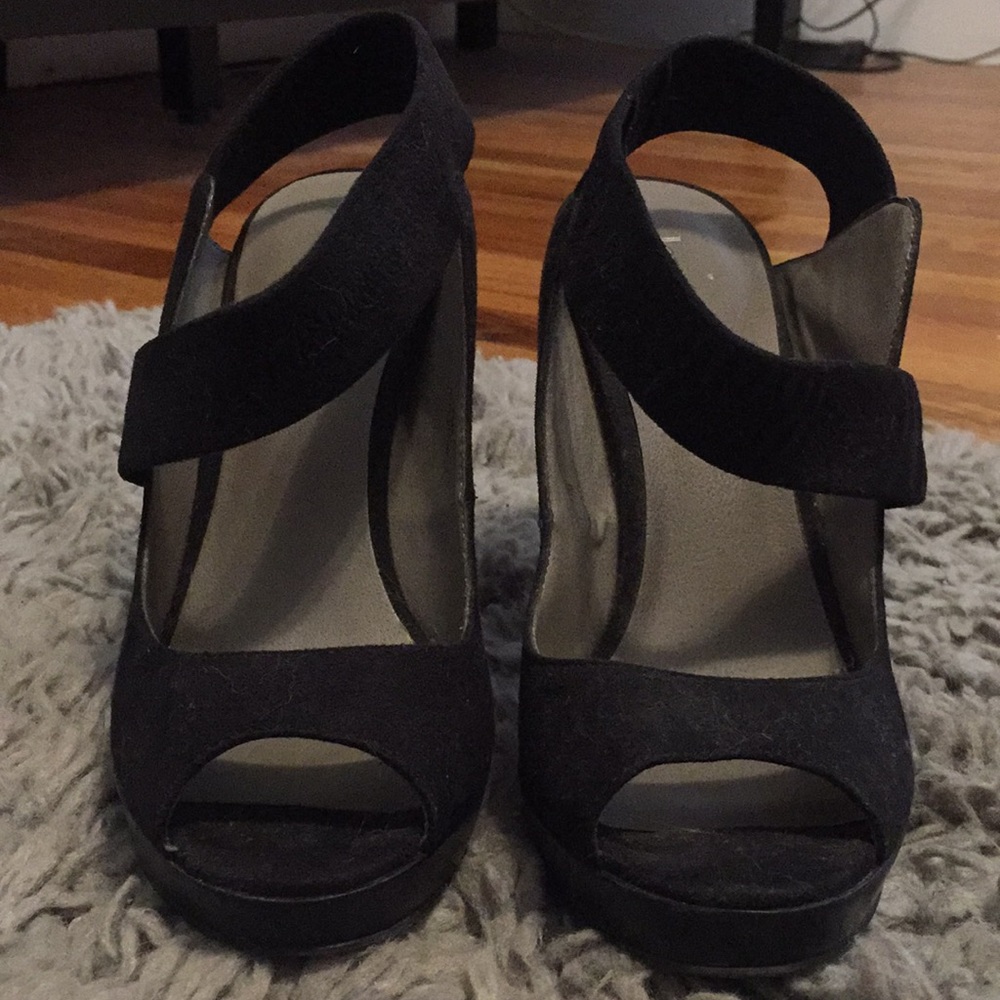 Pair of black heels